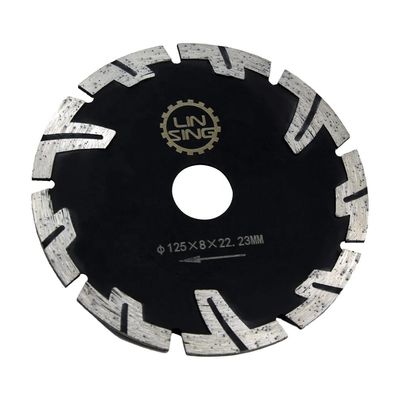 Schützende Zähne Diamantscheibe 125 mm Blade Durchmesser zum Schneiden von Marmor Granit Ziegel