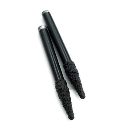 Vakuumbrähte Diamant 6mm 8mm Fräsmaschine Gravur V Bits Flach für Marmor Schnitzerei