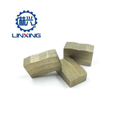 LINXING Diamantsegmente für das Granitschneiden 900 mm-4200 mm und Spitzensegmentform