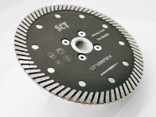 115 mm kontinuierliche dünne Turbo-Diamantsäge für Schneiden und Schleifen