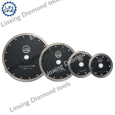 230 mm Diamant-Schnittscheibe Segmentierte Turbo-Dünnschnittwerkzeuge Diamantsäge Klinge 4' 5' 7