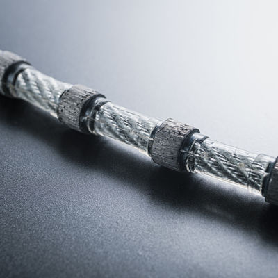 Kunststoffdia 8.3mm 9.0mm Drahtseil Diamantperlen für Steinprofiling Schneiden Trimmen