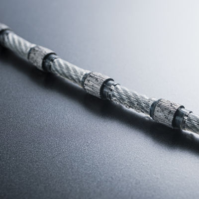 Kunststoffdia 8.3mm 9.0mm Drahtseil Diamantperlen für Steinprofiling Schneiden Trimmen