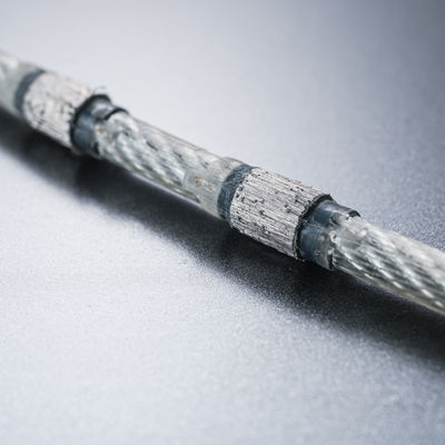 Kunststoffdia 8.3mm 9.0mm Drahtseil Diamantperlen für Steinprofiling Schneiden Trimmen
