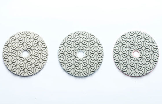 3 Stufen Polierpads für das nasse Polieren von Granit-Marmorfliesen, Harz- und Diamantplatten
