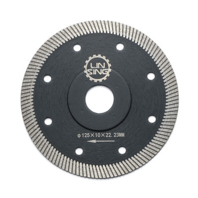Diamond Turbo Saw Blade zum Schneiden von Asphalt, Keramik, Granit, Marmor, Stein und Porzellanfliesen