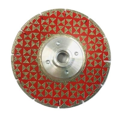 180 mm elektroplatierte Marmor-Schneidplatte mit M14 Flansche und kundenspezifischer OEM-Unterstützung