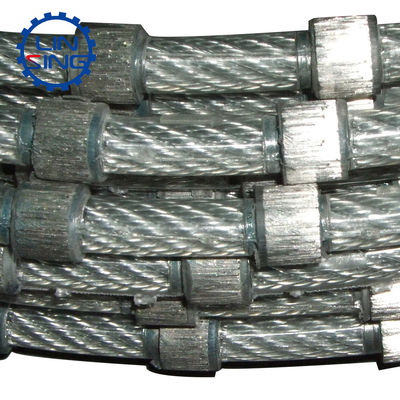 7.3 8,3 mm Diamantdrahtsäge zum Quadratisieren und Profilieren von Granit-Marmorblöcken garantiert