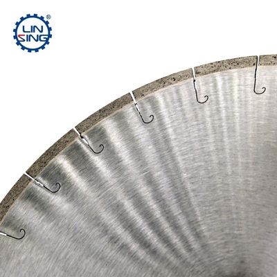 Marmor-Fischhaken-Schnittscheibe 14' Diamantmetallpulver Sägeblatt zum Schneiden von Keramik