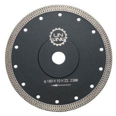 180 mm Turbo-Diamant-Sägen für das Schneiden und Schleifen von Werkzeugen auf Keramikmarmorfliesen
