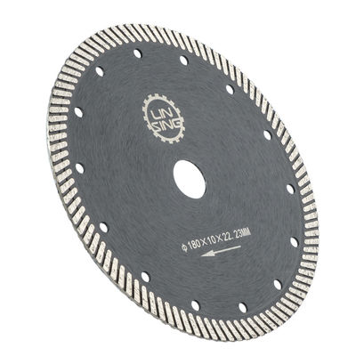 180 mm Turbo-Diamant-Sägen für das Schneiden und Schleifen von Werkzeugen auf Keramikmarmorfliesen