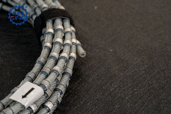 8.8mm Sinterdunkel-Plastik-Diamantdrahtsäge zum präzisen Schneiden von Granitblöcken