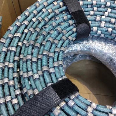 Schneiden von 8,3 mm Perlen Kunststoff Diamantdrahtsäge für Granitblockquadratisieren und Profilieren