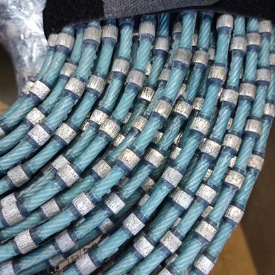 Schneiden von 8,3 mm Perlen Kunststoff Diamantdrahtsäge für Granitblockquadratisieren und Profilieren