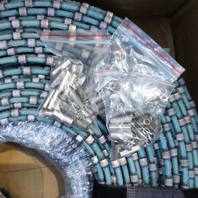 Schneiden von 8,3 mm Perlen Kunststoff Diamantdrahtsäge für Granitblockquadratisieren und Profilieren