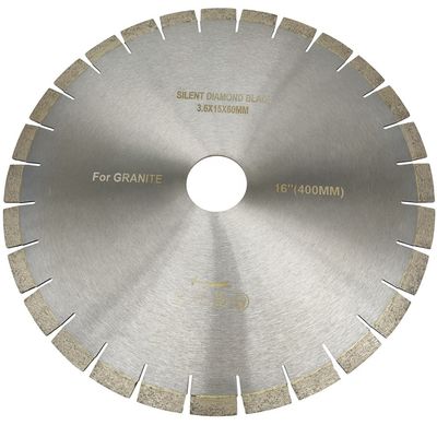 Durchmesser 400 mm Stein Granit Disc Fliesen Schneidwerkzeuge U-Slot 16 Zoll Silent Diamant Säge Klinge Schneider Disc
