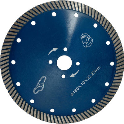 Diamantpulverlegiertes Stahl X-Gitter Turbobeton-Schleifscheibe 7 Zoll für Marmorgranit