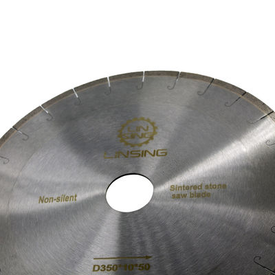 Ti-beschichtete Veredelung 350 mm J-Typ Diamantsäge für das Dekton-Schneiden ohne Splitter