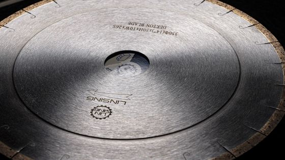 Besondere Farbe 14' 16' Stille J-Schlitz Klinge für Dekton Marmor Schneidesaug Diamant