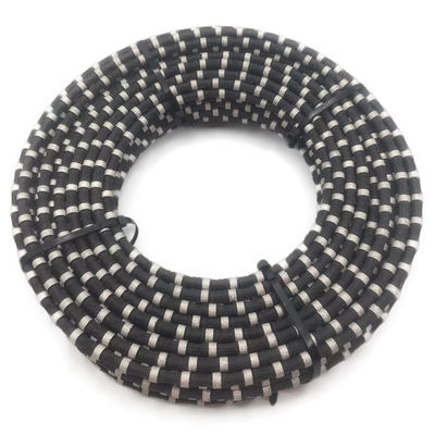 Lange Lebensdauer Diamantdraht 12,0 MM* 40 Gummibeschichtung für Granit-Bergbau
