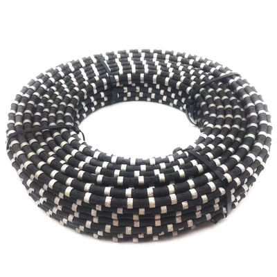 Lange Lebensdauer Diamantdraht 12,0 MM* 40 Gummibeschichtung für Granit-Bergbau