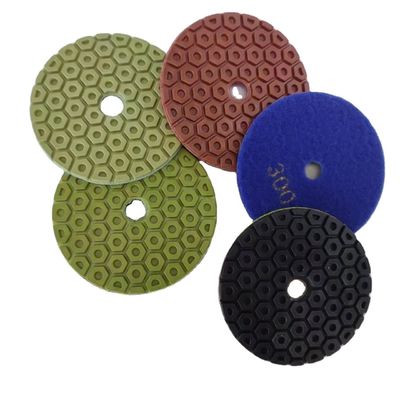 Granit-Marmor-Bodenpolierpad 4 Zoll nasse trockene Harz Sandpapier 100mm Griff Schleifmaschine
