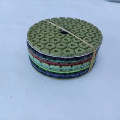 Granit-Marmor-Bodenpolierpad 4 Zoll nasse trockene Harz Sandpapier 100mm Griff Schleifmaschine