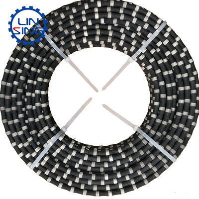 20-40 m2/m Lebensdauer D11.5MM Diamantdrahtsäge zum Schneiden von Marmor- und Betonblöcken