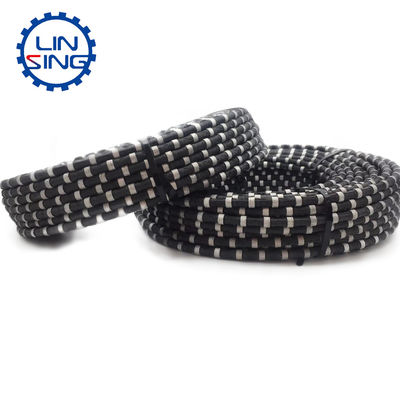 20-40 m2/m Lebensdauer D11.5MM Diamantdrahtsäge zum Schneiden von Marmor- und Betonblöcken