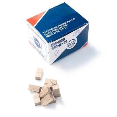 Goldgelbe Marmor-Schnittsegment 24*8*10mm Sandwich-Schicht Diamant Spitze zum Schneiden