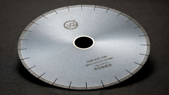 Maßgeschneiderte 350mm Diamant-Schneidplatte für Quarzit-Fliesen-Schneidwerkzeuge zum Kaltschneiden