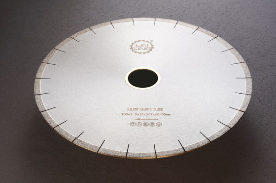 Maßgeschneiderte 350mm Diamant-Schneidplatte für Quarzit-Fliesen-Schneidwerkzeuge zum Kaltschneiden
