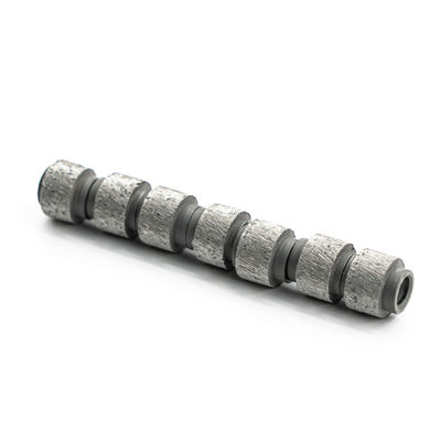 D11.0mm Vakuumbrazed Diamantdraht Säge Perlen für hohe Schneidgeschwindigkeit Stein Blockwerkzeuge