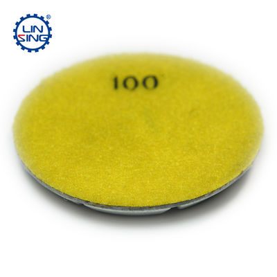 3" 4" Harzbindung Diamant Schleifpad für Betonbodenoberfläche auf Schleifmaschine