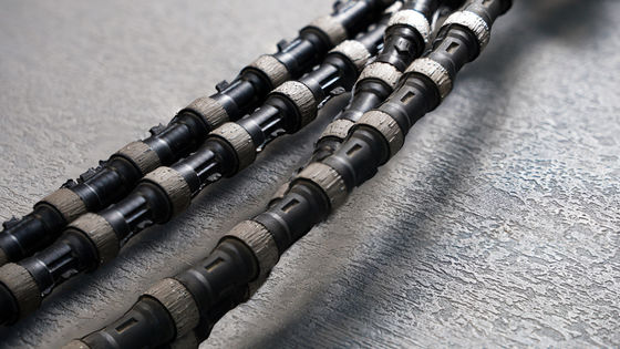 D11.5MM D12MM Diamantdrahtsäge für das Schneiden von Stahl-Beton-Mischungen im Steinbruch