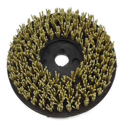 Zusammengestellte OBM-Unterstützung 100mm-300mm Nylon-Frankfurt-Abrasivbürste für die Steinbearbeitung
