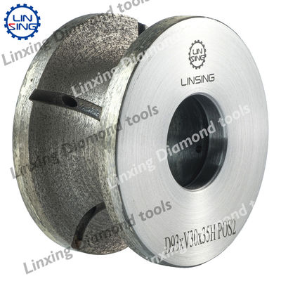 45-120mm Vakuumbrazed Diamant Router Bits für Stein Kanten Full Bullnose