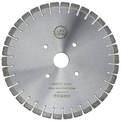 High Frequency Brazed Diamond Cutting Segment Saw Blade D350mm für Porzellanfliesen