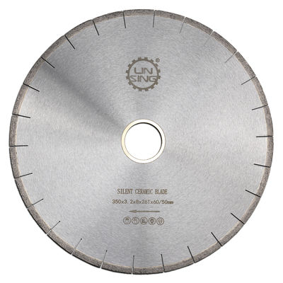 High Frequency Brazed Diamond Cutting Segment Saw Blade D350mm für Porzellanfliesen