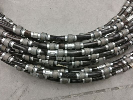 Kautschukfeder Diamantdrahtzahnseil für Granit in Vietnam Umweltschutz