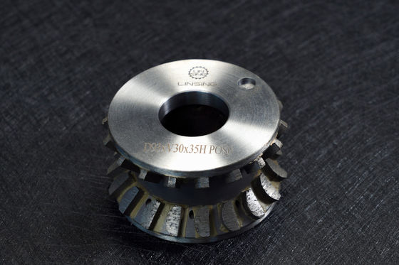 1in Aluminium-Diamantprofilrad für Granitmalen mit optimaler Leistung