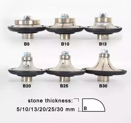D75MM*V30 Steinschleifen Profiling Wheel Router Bit für genaue Steinprofiling