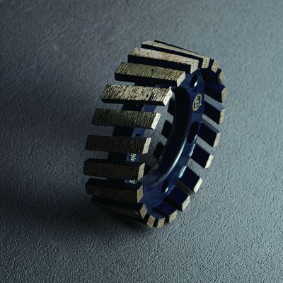 Flexible und langlebige CNC-Turbo-Stubbing-Rad mit Diamantsegmentiertem 86 mm-Rad