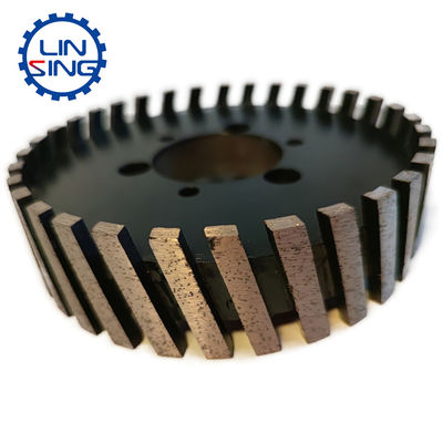 Flexible und langlebige CNC-Turbo-Stubbing-Rad mit Diamantsegmentiertem 86 mm-Rad