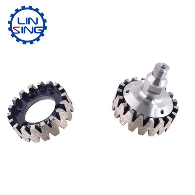 50 mm Blau-Granit-Diamantwerkzeug CNC-Stubbing-Rad zum Polieren und Schleifen von Marmor