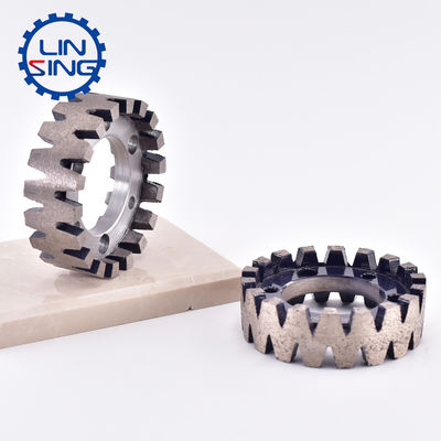 Flexible und glatte Polier-Stein-Fräsen-CNC-Stubbing-Rad mit D37*90L*1/2"G Schaft