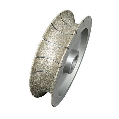 64-134 mm Langlebigkeit Steinblock Profiling Werkzeuge CNC Vakuum gezogen Diamant Schleifrad für Profiling
