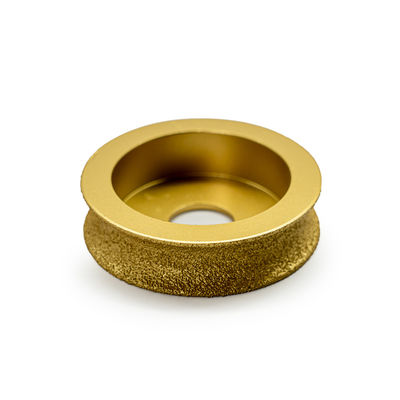 Vakuumbrähte Steinkante Diamant Bohrprofil Schleifrad 64-134mm Metallpulver