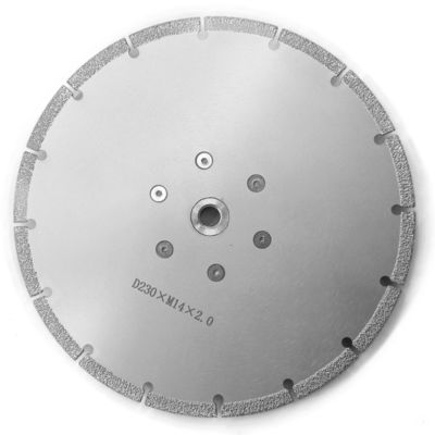 Lange Lebensdauer Elektroplatierte Diamantschneidscheiben für Granitkeramik Silbervorteil