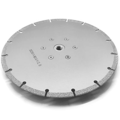 Lange Lebensdauer Elektroplatierte Diamantschneidscheiben für Granitkeramik Silbervorteil